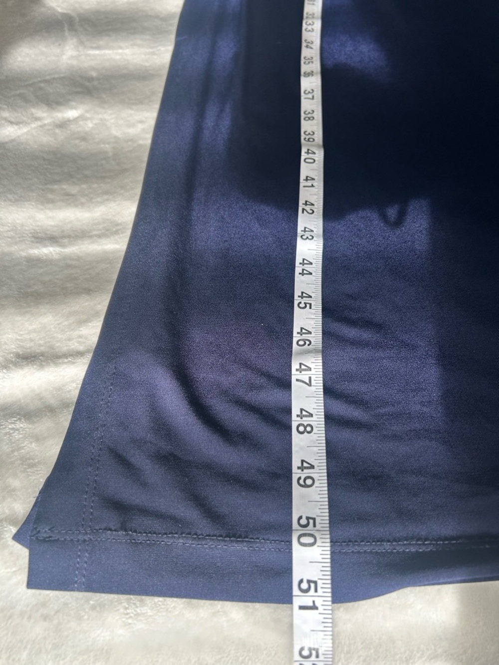 Boston Proper Deep Navy 3/4 Sleeve Maxi Dress - Picture 4 of 7